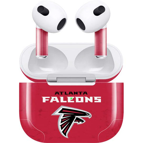 NFL Atlanta Falcons - Alternate Distressed Apple AirPods (3rd Gen 2021) Skin