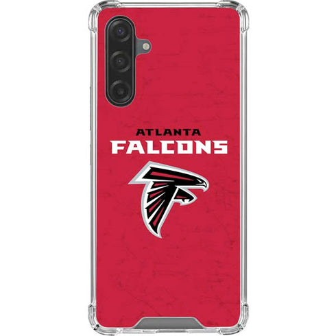 NFL Atlanta Falcons - Alternate Distressed Galaxy A17 Clear Case