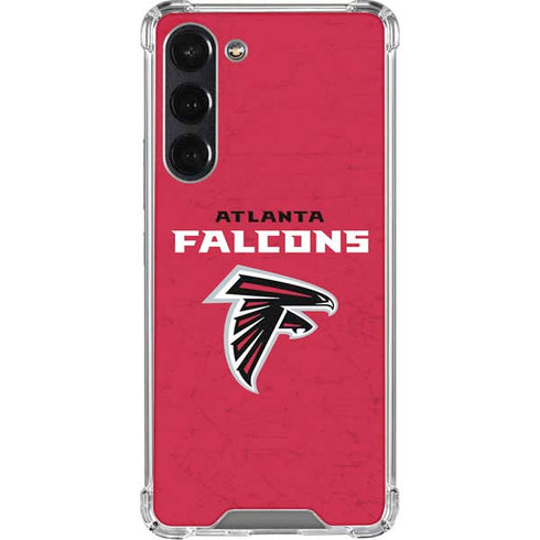 NFL Atlanta Falcons - Alternate Distressed Galaxy S24 FE Clear Case