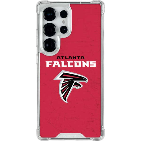 NFL Atlanta Falcons - Alternate Distressed Galaxy S25 Ultra Clear Case