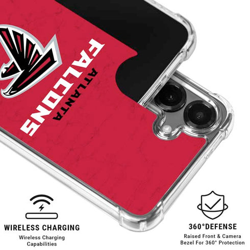 NFL Atlanta Falcons - Alternate Distressed Galaxy S26 Clear Case