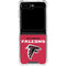 NFL Atlanta Falcons - Alternate Distressed Galaxy Z Flip6 Clear Case