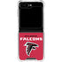 NFL Atlanta Falcons - Alternate Distressed Galaxy Z Flip6 Clear Case