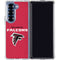 NFL Atlanta Falcons - Alternate Distressed Galaxy Z Fold6 Clear Case