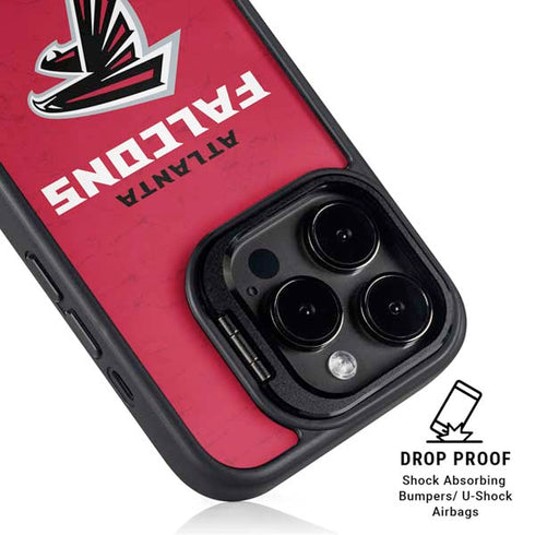 NFL Atlanta Falcons - Alternate Distressed iPhone 14 Pro Max Kickstand Case