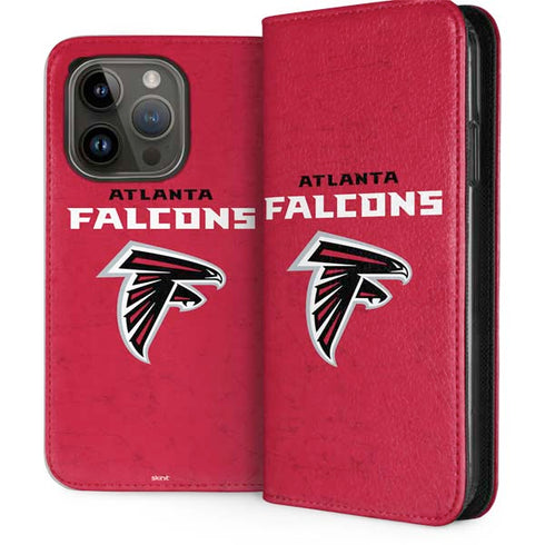 NFL Atlanta Falcons - Alternate Distressed iPhone 15 Pro Folio Case