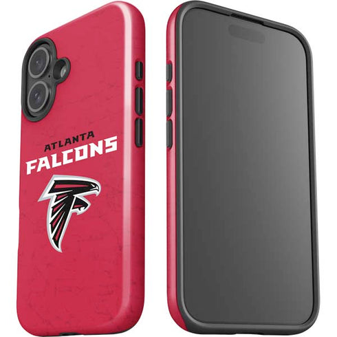 NFL Atlanta Falcons - Alternate Distressed iPhone 16 Plus Impact Case