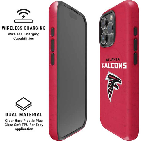 NFL Atlanta Falcons - Alternate Distressed iPhone 16 Pro Magsafe Impact Case