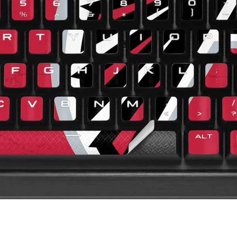 NFL Atlanta Falcons - Alternate Distressed K95 RGB PLATINUM Mechanical Gaming Keyboard Skin