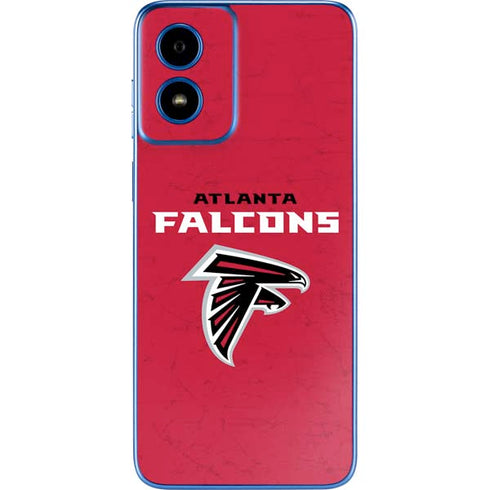 NFL Atlanta Falcons - Alternate Distressed Moto G Play 4G (2024) Skin