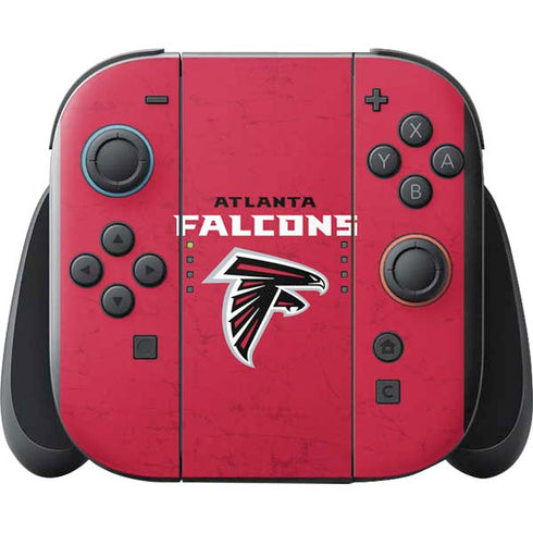 NFL Atlanta Falcons - Alternate Distressed Nintendo Switch 2 (2025) with Joy-Con Skin
