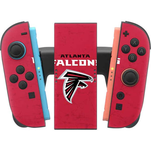 NFL Atlanta Falcons - Alternate Distressed Nintendo Switch 2 (2025) Joy-Con Controller Skin