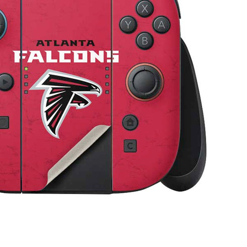 NFL Atlanta Falcons - Alternate Distressed Nintendo Switch 2 (2025) Joy-Con Controller Skin