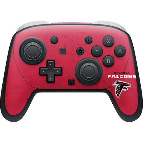 NFL Atlanta Falcons - Alternate Distressed Nintendo Switch 2 (2025) Pro Controller Skin