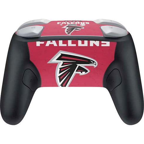 NFL Atlanta Falcons - Alternate Distressed Nintendo Switch 2 (2025) Pro Controller Skin