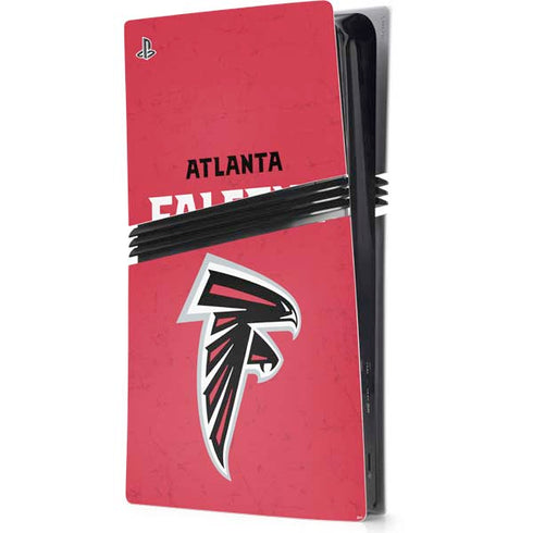 NFL Atlanta Falcons - Alternate Distressed PS5 Pro Console Skin