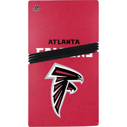NFL Atlanta Falcons - Alternate Distressed PS5 Pro Console Skin