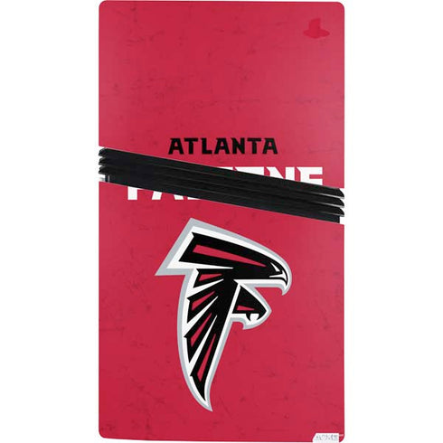 NFL Atlanta Falcons - Alternate Distressed PS5 Pro Console Skin