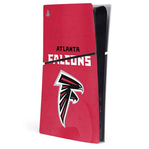 NFL Atlanta Falcons - Alternate Distressed PS5 Slim Digital Edition Console Skin