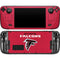 NFL Atlanta Falcons - Alternate Distressed Steam Deck Handheld Gaming Computer OLED Skin