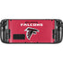 NFL Atlanta Falcons - Alternate Distressed Steam Deck Handheld Gaming Computer Skin