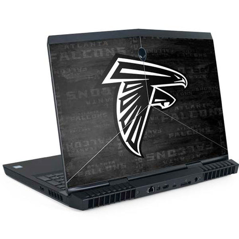 NFL Atlanta Falcons Black & White Dell Alienware Skin