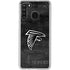 NFL Atlanta Falcons Black & White Galaxy A21 Clear Case