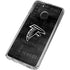 NFL Atlanta Falcons Black & White Galaxy A21 Clear Case