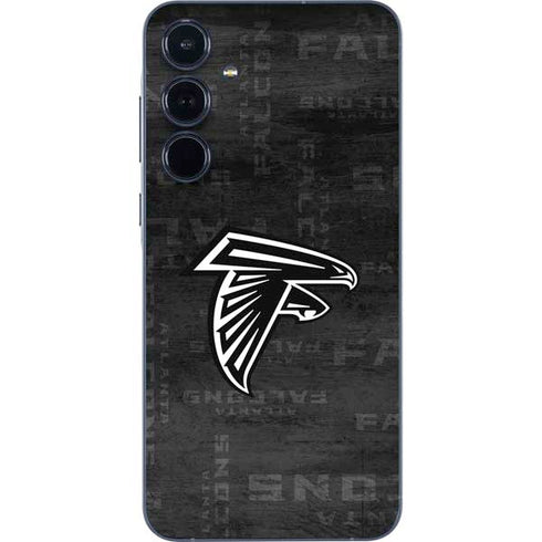 NFL Atlanta Falcons Black & White Galaxy A35 5G Skin