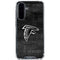 NFL Atlanta Falcons Black & White Galaxy A36 5G Clear Case