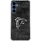 NFL Atlanta Falcons Black & White Galaxy A55 5G Clear Case