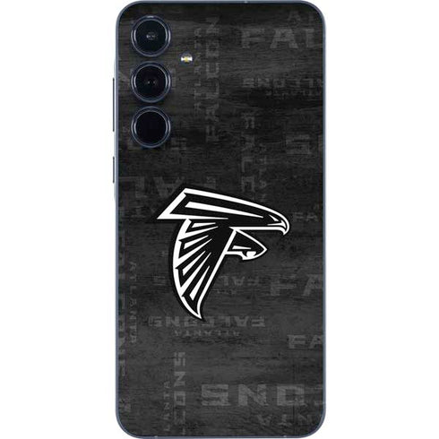 NFL Atlanta Falcons Black & White Galaxy A55 5G Skin