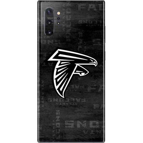 NFL Atlanta Falcons Black & White Galaxy Note 10 Plus Skin
