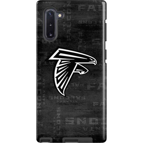 NFL Atlanta Falcons Black & White Galaxy Note 10 Pro Case