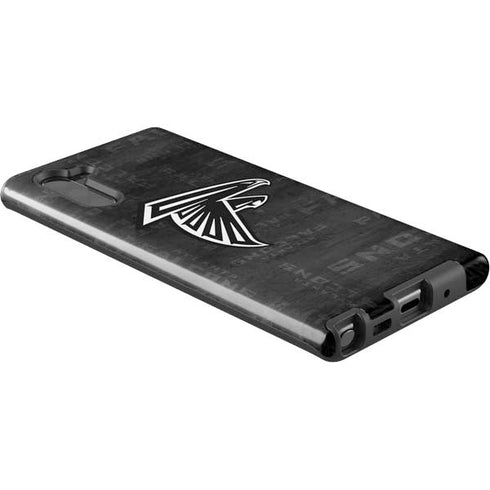 NFL Atlanta Falcons Black & White Galaxy Note 10 Pro Case