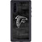 NFL Atlanta Falcons Black & White Galaxy Note 10 Waterproof Case