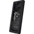 NFL Atlanta Falcons Black & White Galaxy Note 10 Waterproof Case