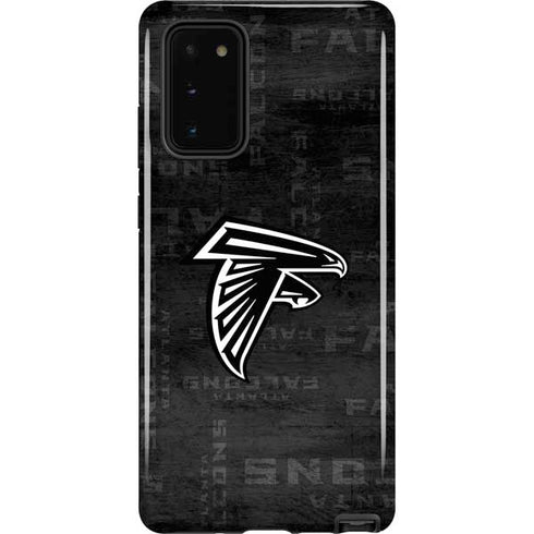 NFL Atlanta Falcons Black & White Galaxy Note20 5G Pro Case
