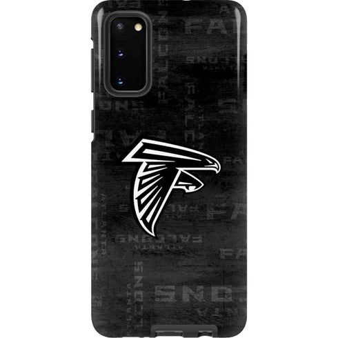 NFL Atlanta Falcons Black & White Galaxy S20 Pro Case