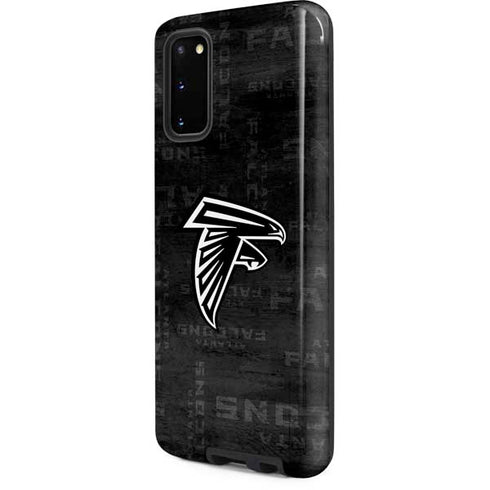 NFL Atlanta Falcons Black & White Galaxy S20 Pro Case