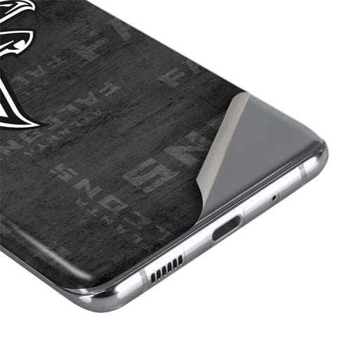 NFL Atlanta Falcons Black & White Galaxy S20 Skin