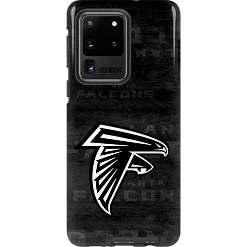 NFL Atlanta Falcons Black & White Galaxy S20 Ultra 5G Pro Case
