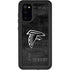NFL Atlanta Falcons Black & White Galaxy S20 Waterproof Case