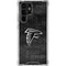 NFL Atlanta Falcons Black & White Galaxy S23 Ultra Clear Case