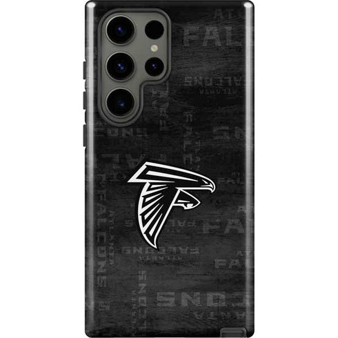 NFL Atlanta Falcons Black & White Galaxy S23 Ultra Pro Case