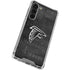 NFL Atlanta Falcons Black & White Galaxy S24 FE Clear Case