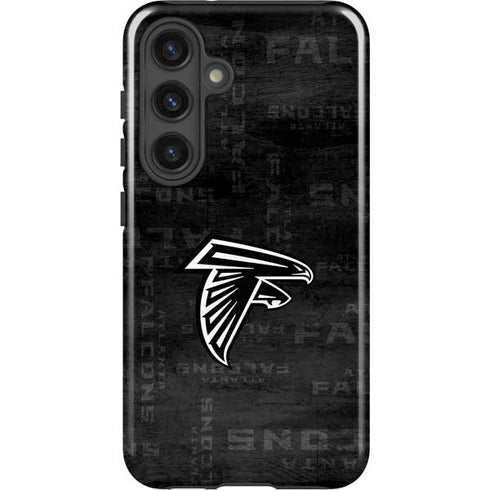 NFL Atlanta Falcons Black & White Galaxy S25 Plus Impact Case