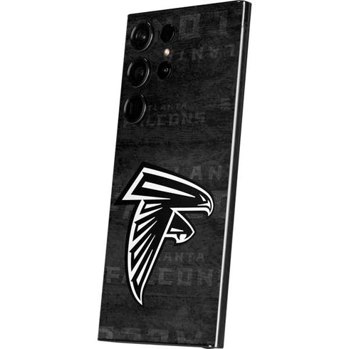 NFL Atlanta Falcons Black & White Galaxy S25 Ultra Skin