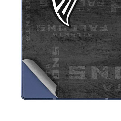 NFL Atlanta Falcons Black & White Galaxy Z Fold6 Skin