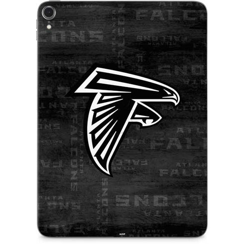 NFL Atlanta Falcons Black & White Apple iPad Pro Skin